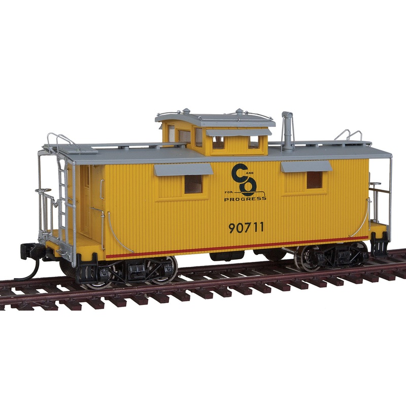 Walthers 920-103157 HO Scale 25' C&O Wood Caboose Chesapeake & Ohio 90711