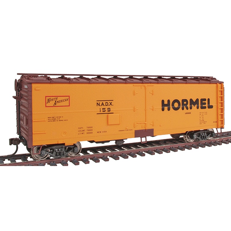 Walthers 932-2589 HO Scale 40' Steel Meat Reefer Hormel NADX 159 - NOS