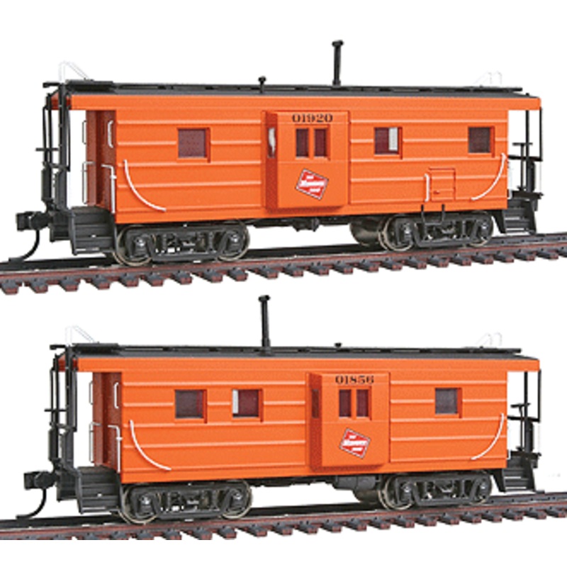 Walthers Platinum Line 932-27663 HO Scale Bay International Bay Window Caboose 2 Pack MILW - NOS