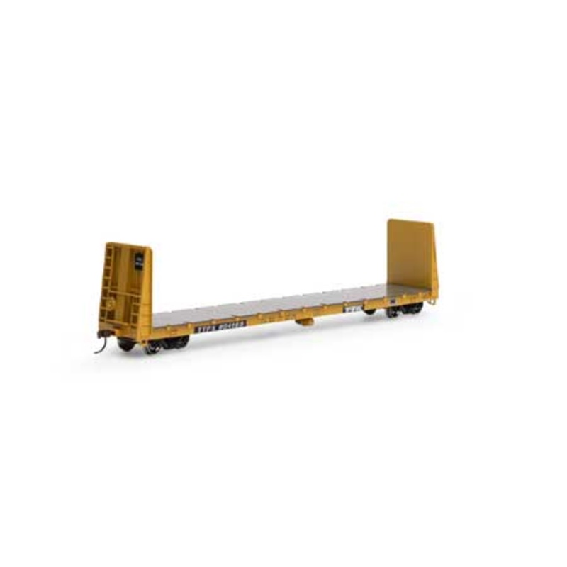 Athearn 17081 HO Scale 60' Bulkhead Flatcar Trailer Train TTPX 804168