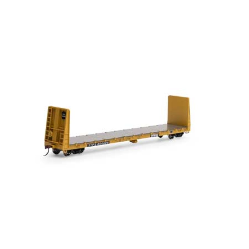 Athearn 17082 HO Scale 60' Bulkhead Flatcar Trailer Train TTPX 804438