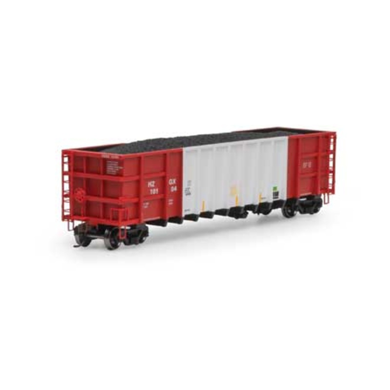 Athearn 7479 HO Scale Thrall High Side Gondola with Load Herzog "Red/White" HZGX 10104