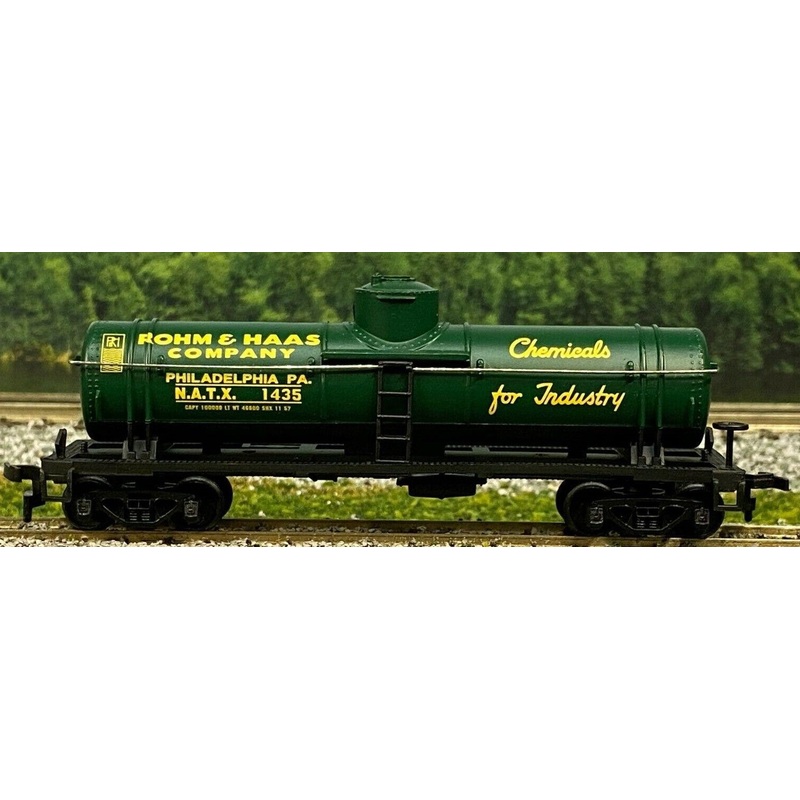 Mantua 732-535 HO Scale 35' Tank Car Rohm & Hass NATX 1435 - NOS