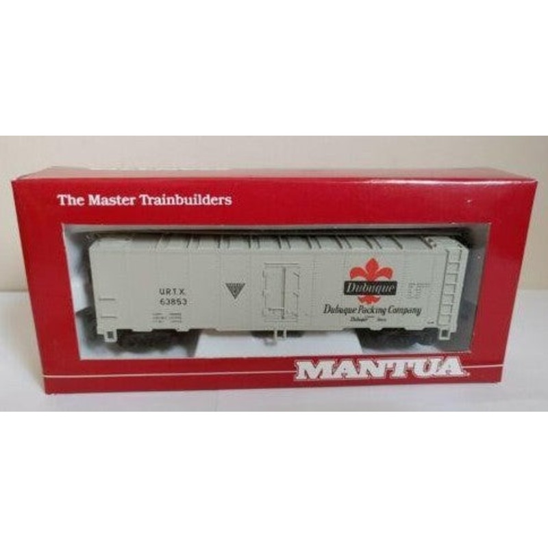 Mantua 733-590 HO Scale 40' Steel Reefer Dubuque URTX 63853 - NOS