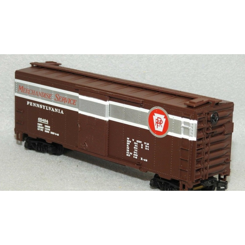 Mantua 734-549 HO Scale 40' Steel Boxcar "Merchandise Service" PRR 65426 - NOS