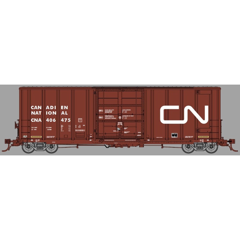 Prairie Shadows 8021A01 HO Scale Trinity 50' High Cube Boxcar "Wet Noodle" CNA