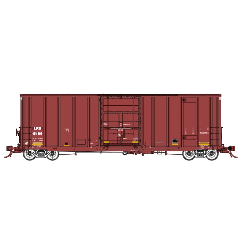 Prairie Shadows 8021B06 HO Scale Trinity 50' High Cube Boxcar LRS