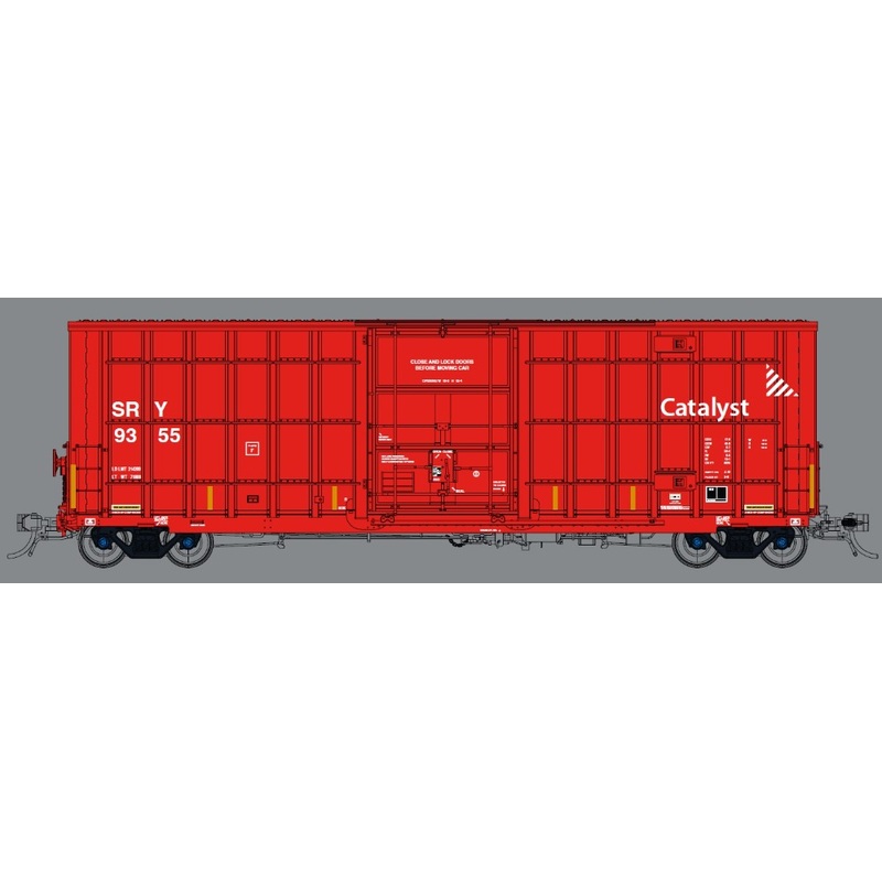 Prairie Shadows 8024A10 HO Scale Trinity 50' High Cube Boxcar SRY "Catalyst"