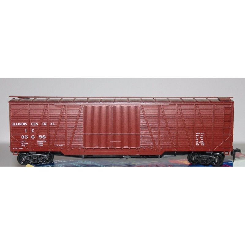Roundhouse 2118 HO Scale 50' Wood Boxcar Kit Illinois Central IC - NOS