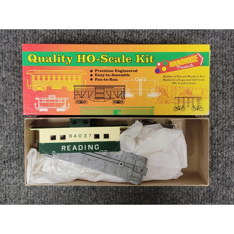 Roundhouse 3577 HO Scale Northeast Caboose Reading 94037 Kit - NOS