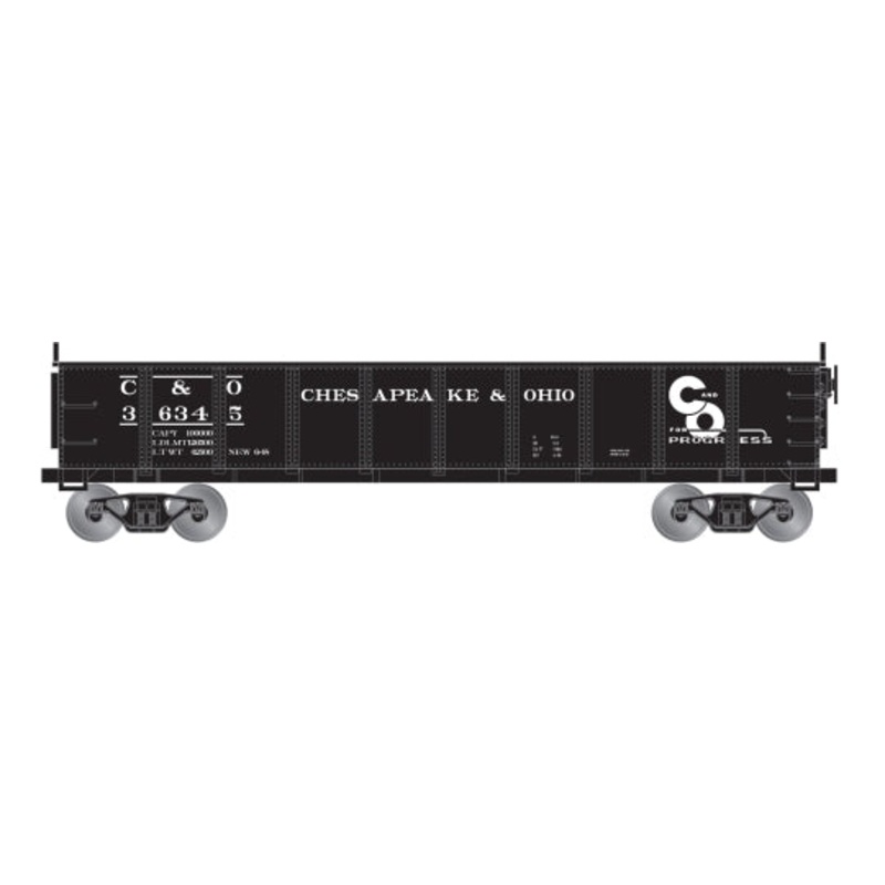 Roundhouse 87841 HO Scale 40' Gondola Chesapeake & Ohio C&O 36345 - NOS