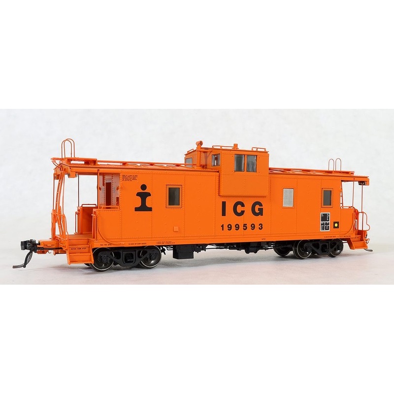 Tangent Scale Models 60212 IC Centralia Steel Wide Vision Caboose "Simplified 1978+" ICG