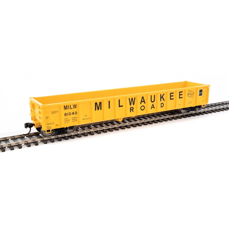 Walthers MainLine 910-6309 53' Gondola Milwaukee Road MILW 81040