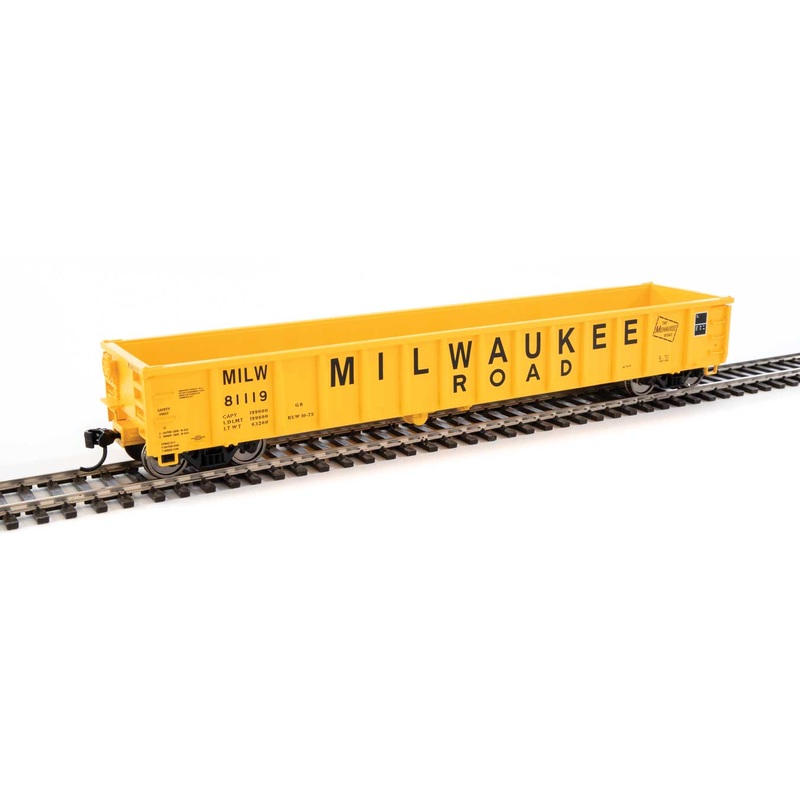 Walthers MainLine 910-6311 53' Gondola Milwaukee Road MILW 81119