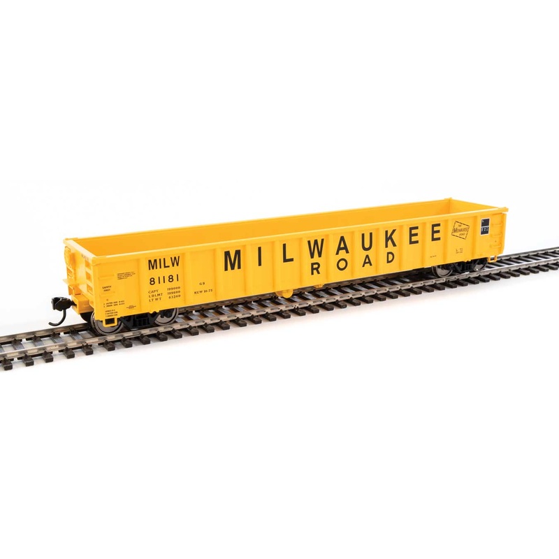Walthers MainLine 910-6312 53' Gondola Milwaukee Road MILW 81181