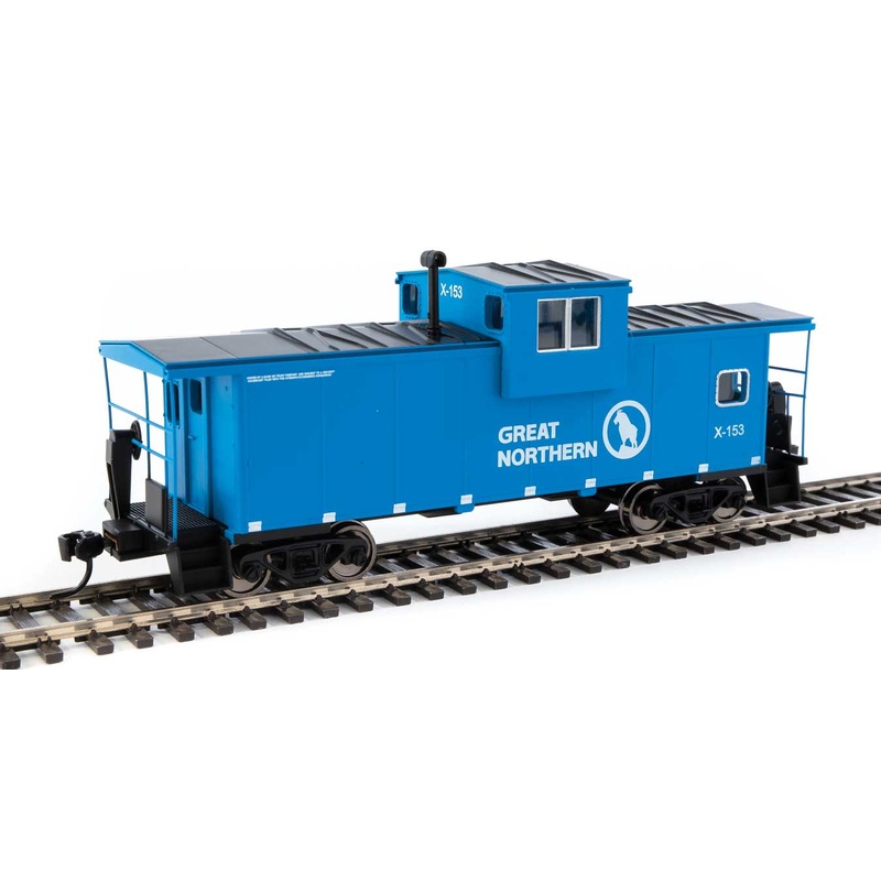 Walthers Mainline 910-8717 HO Scale Extended Wide Vision Caboose Great Northern GN X-154