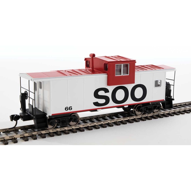 Walthers Mainline 910-8721 HO Scale Extended Wide Vision Caboose SOO Line 68