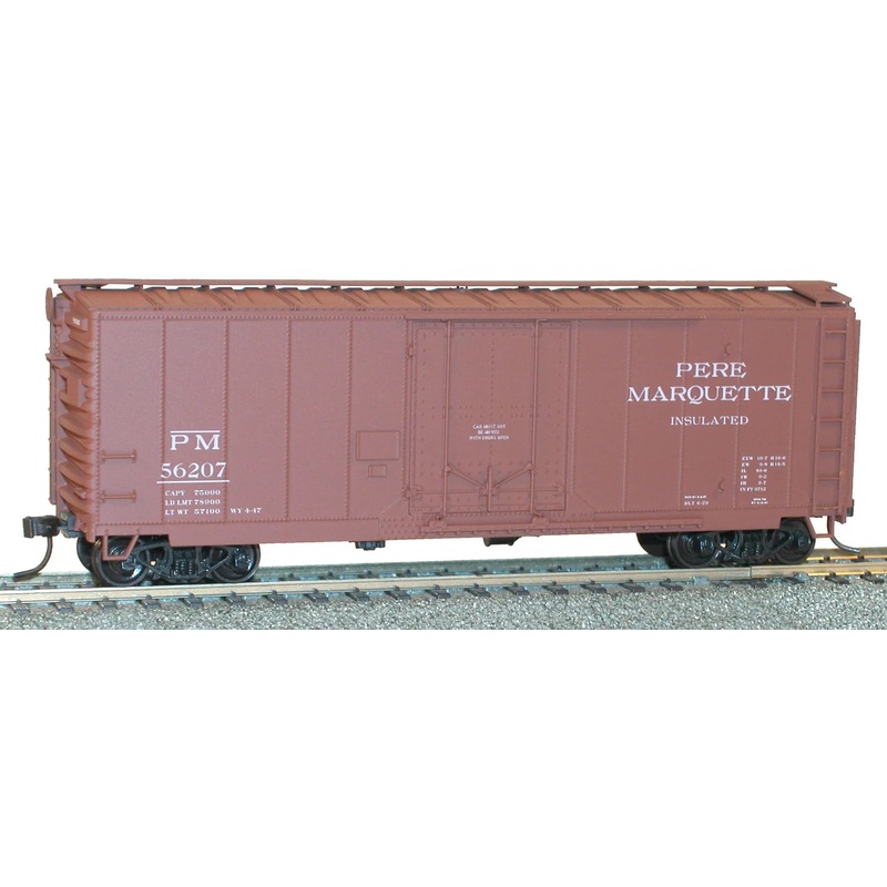 Accurail 31151 HO Scale AAR 40' Boxcar Kit Pere Marquette PM 56207