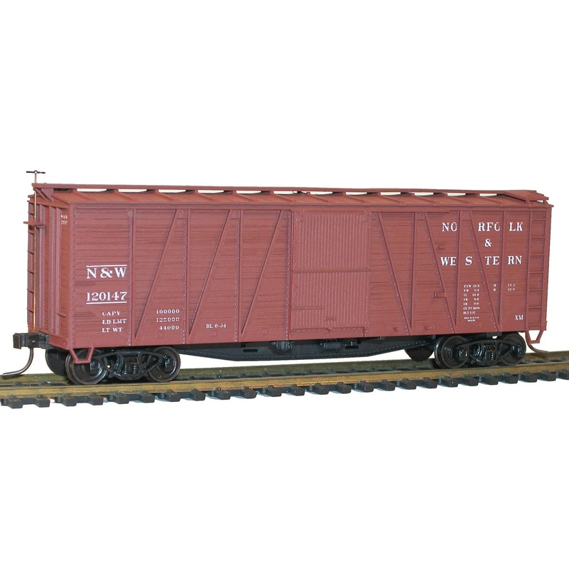 Accurail 41041 HO Scale 40' Outside Braced Boxcar Kit Norfolk & Western N&W 120147