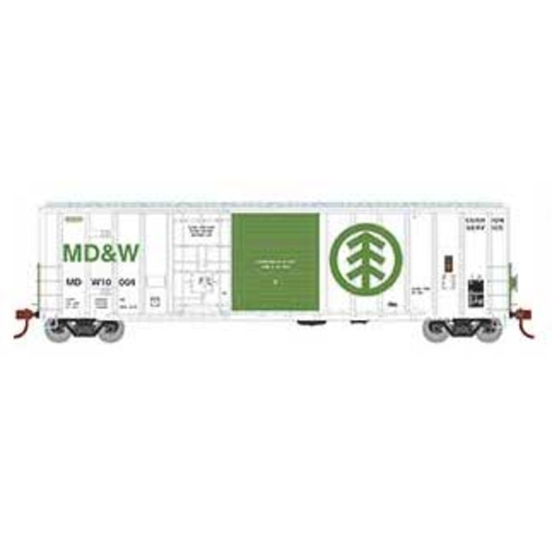 Athearn 26743 HO Scale 50' FMC Combo Door Boxcar MD&W 10004