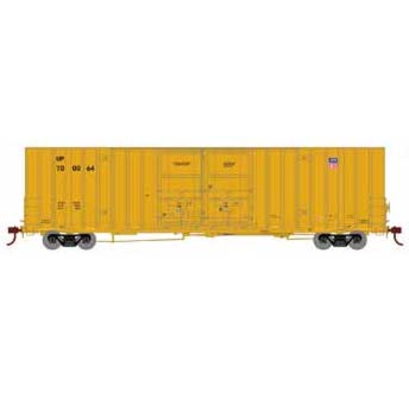 Athearn 75313 HO Scale 60' Gunderson Double Door Hi-Cube Boxcar Union Pacific UP 700064