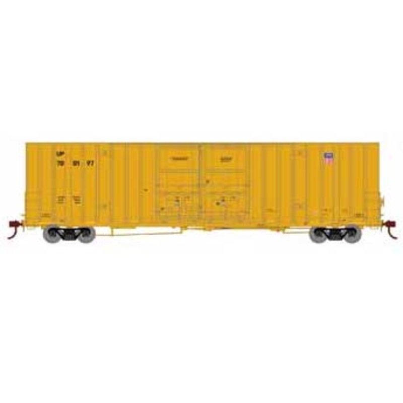 Athearn 75314 HO Scale 60' Gunderson Double Door Hi-Cube Boxcar Union Pacific UP 700197