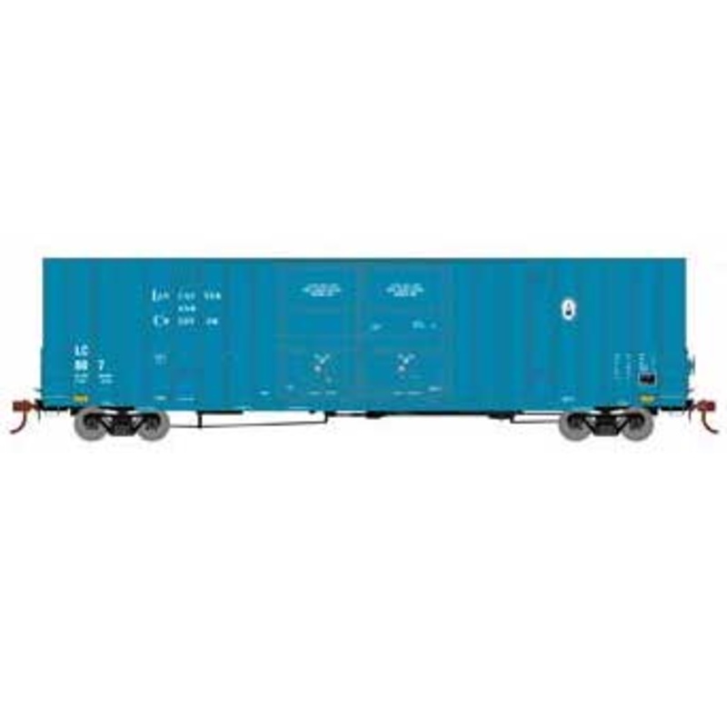 Athearn 75321 HO Scale 60' Gunderson Double Door Hi-Cube Boxcar Lancaster & Chester L&C 607
