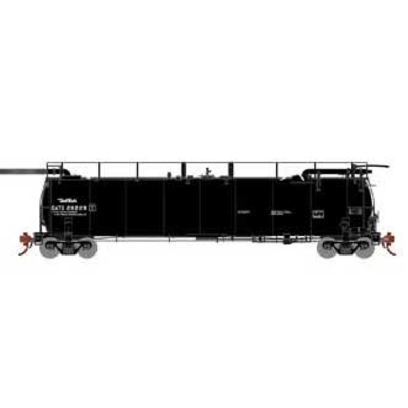 Athearn Genesis G67935 HO Scale Tank Train "Small Logo" GATX 28229