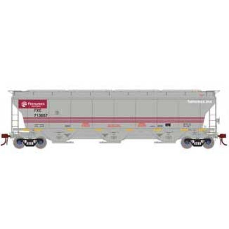 Athearn Genesis G89970 HO Scale Trinity 3 Bay Covered Hopper Ferromex FXE 713857