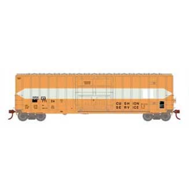 Athearn HO Scale 18687 50' FMC 5327 Boxcar Quebec-Gatineau Railway QGRY 77124