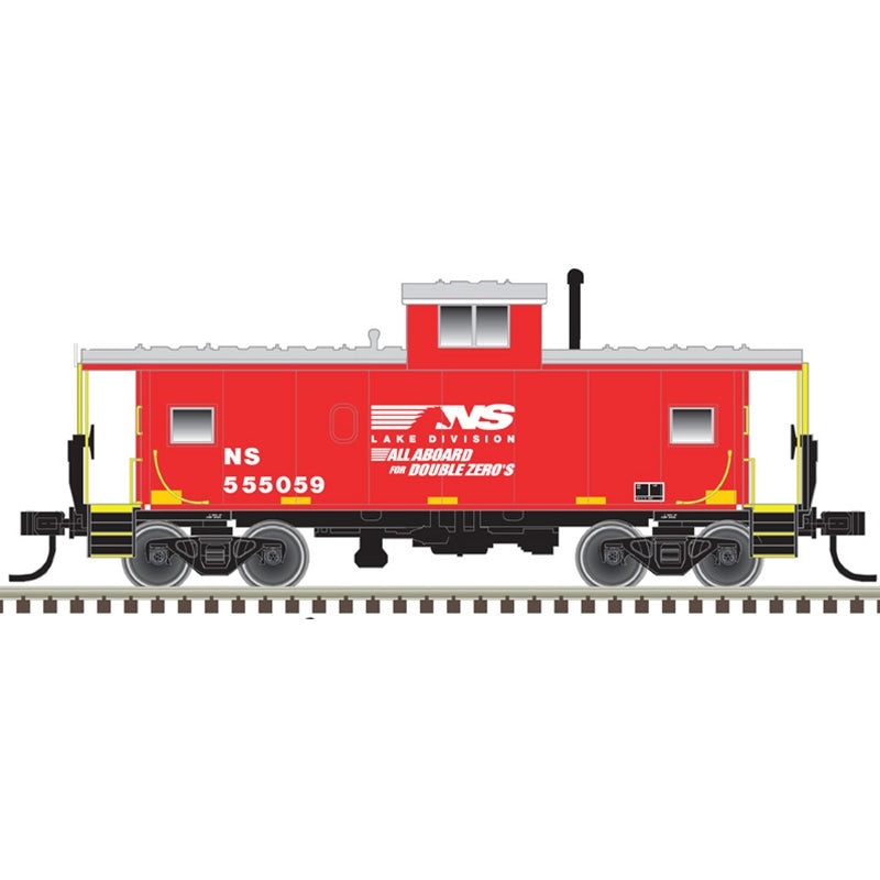Atlas 20006234 HO Scale Standard Cupola Caboose Norfolk Southern NS 555059