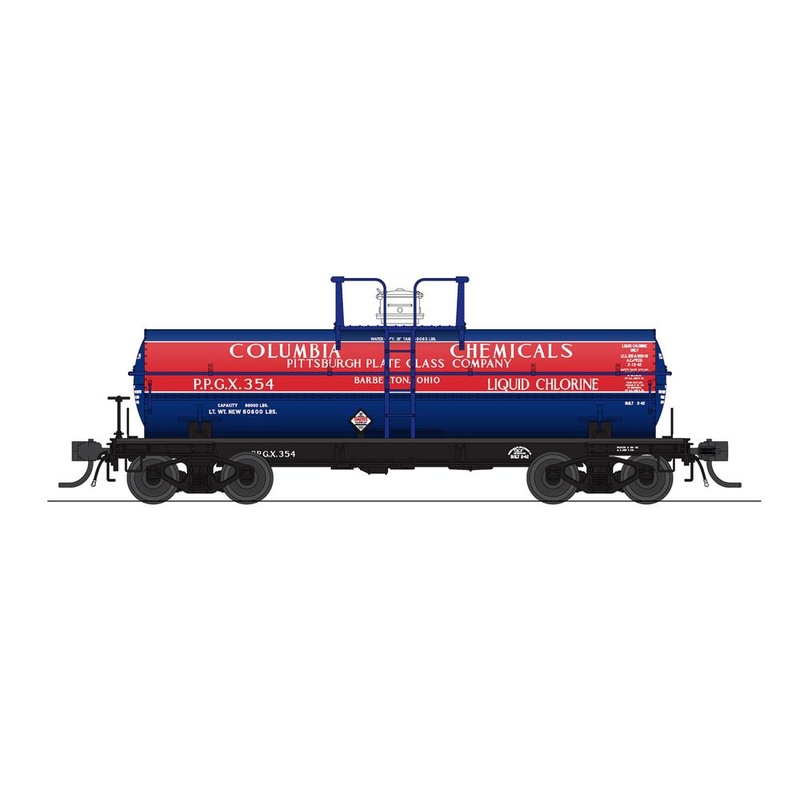 BLI 7661 HO Scale 6000 Gallon Tank Car PPG/Virginia Smelting 1940s Variety 2 Pack B