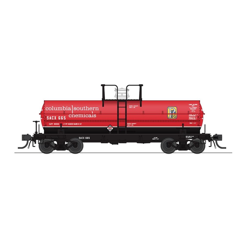 BLI 7670 HO Scale 6000 Gallon Tank Car Columbia/Stauffer 1960s Variety 2 Pack B