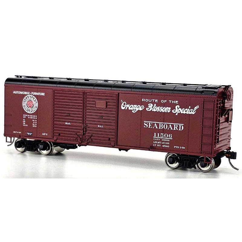 Bowser 43344 HO Scale X31 Round Roof Boxcar Seaboard Air Line SAL 11560 (Orange Blossom Special)