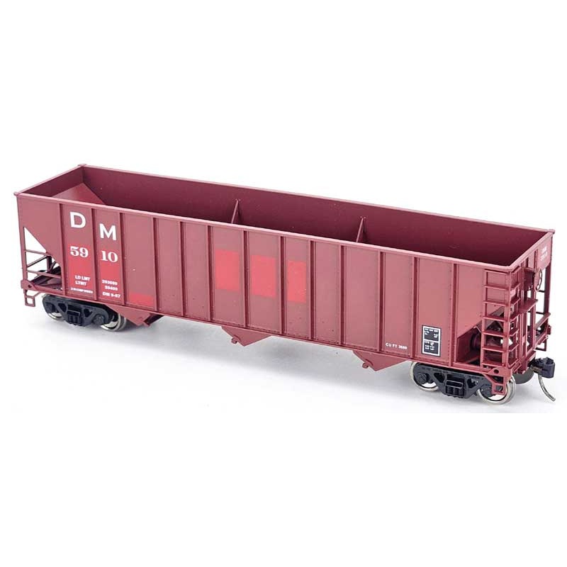 Bowser 43527 HO Scale 100 Ton 3-Bay Hopper Detroit & Mackinac D&M 5998 (Patched)