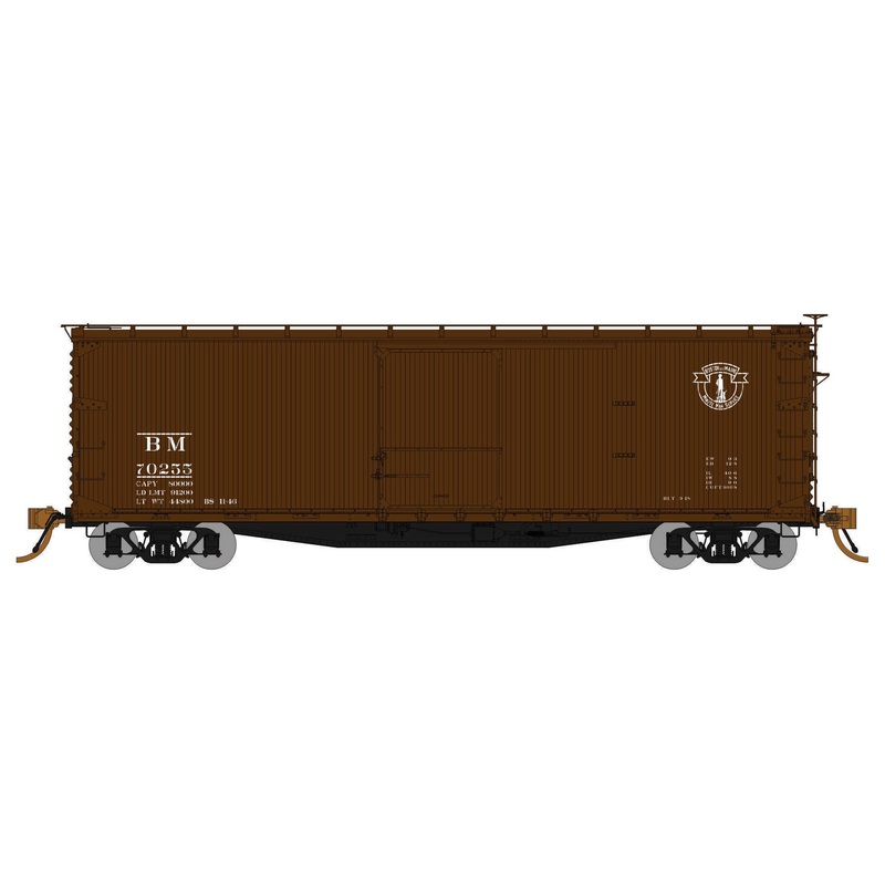 Rapido Trains 130101A HO Scale 40' USRA Boxcar Boston & Maine BM # Varies