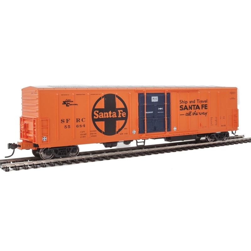 Walthers Mainline 910-3939 HO Scale 57' Mechanical Reefer "MTC" Santa Fe SFRC 55684