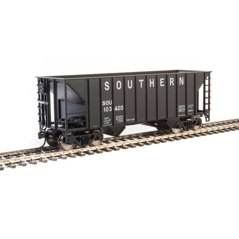 Walthers MainLine 910-6931 100 Ton 2 Bay Hopper Southern Black SOU 103420