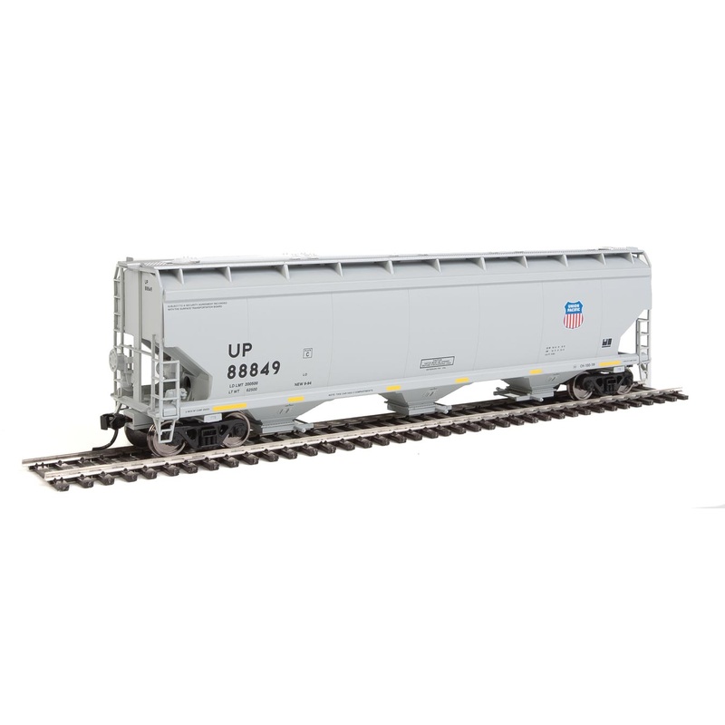 Walthers Mainline 910-7654 HO Scale 60' NSC 5150 3 Bay Covered Hopper Union Pacific UP 88849