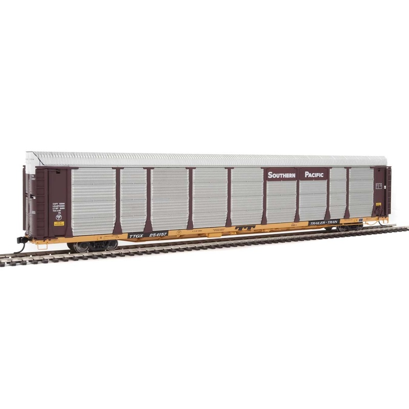 Walthers Proto 920-101344 HO Scale 89' Bi-level Auto Carrier Southern Pacific SP TTGX 254157