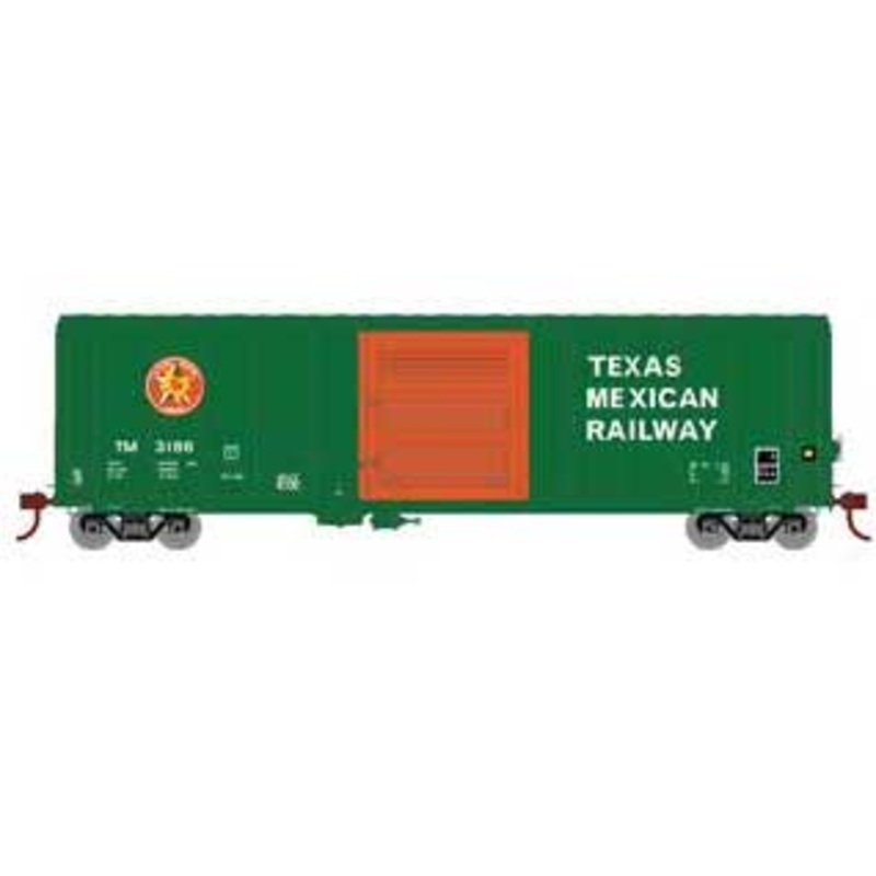 Athearn 76228 HO Scale 50' PS 5344 Boxcar Texas Mexican Railway TM 3186