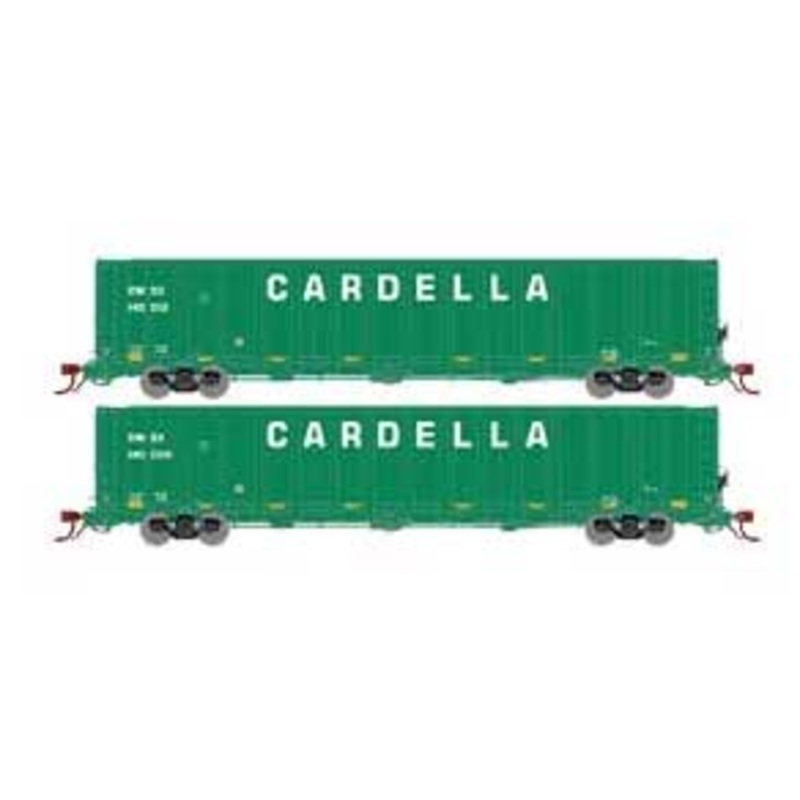 Athearn Genesis G76712 HO Scale NSC 6400 Gondola with Load Cardella Waste of NJ CWSX 2 Pack