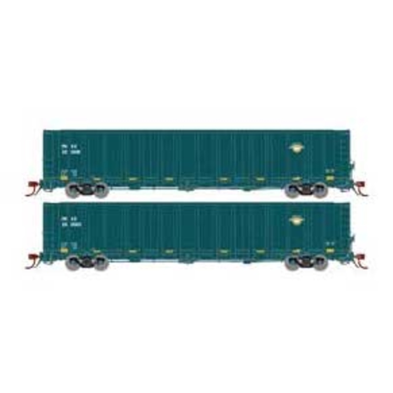 Athearn Genesis G76724 HO Scale NSC 6400 Gondola with Load IWXX 2 Pack