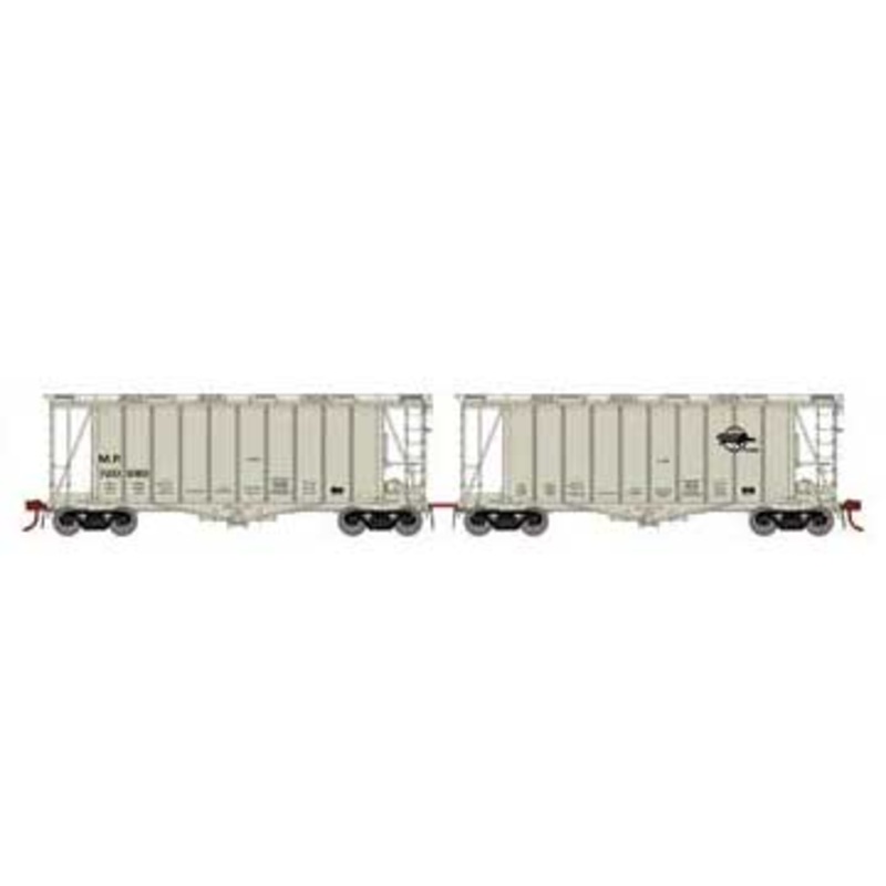 Athearn Genesis G87486 HO Scale GATC 2600 Airslide Hopper Missouri Pacific MP w/ Drawbar set 720990