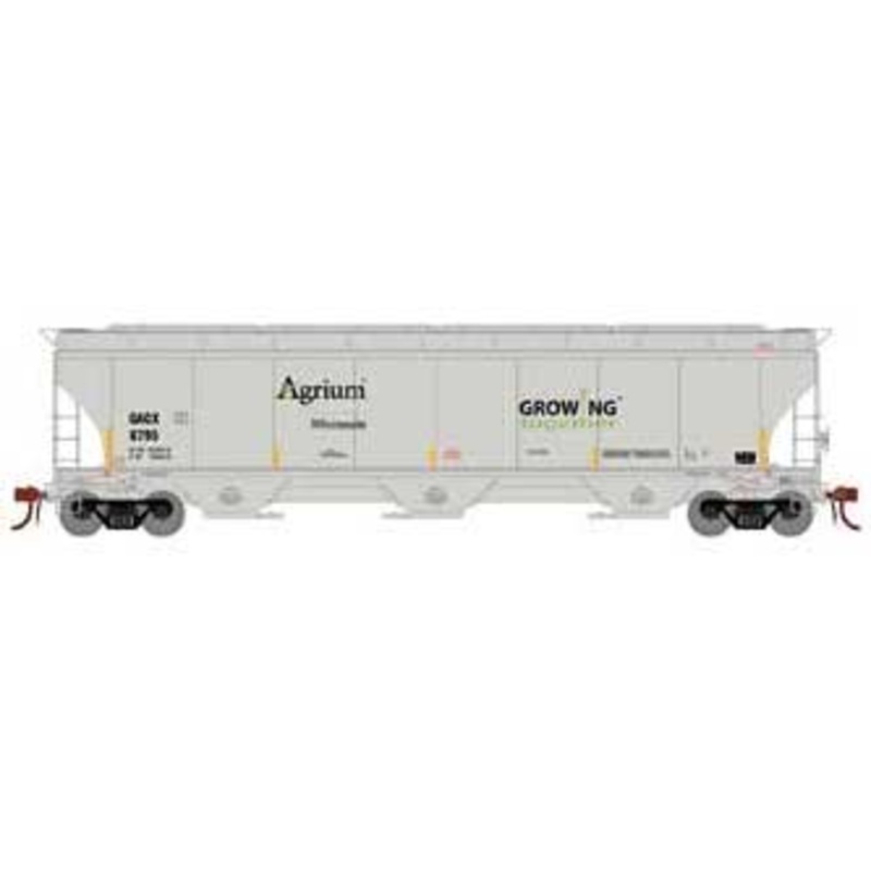 Athearn Genesis G89991 HO Scale Trinity 3 Bay Covered Hopper Agrium GACX 6795