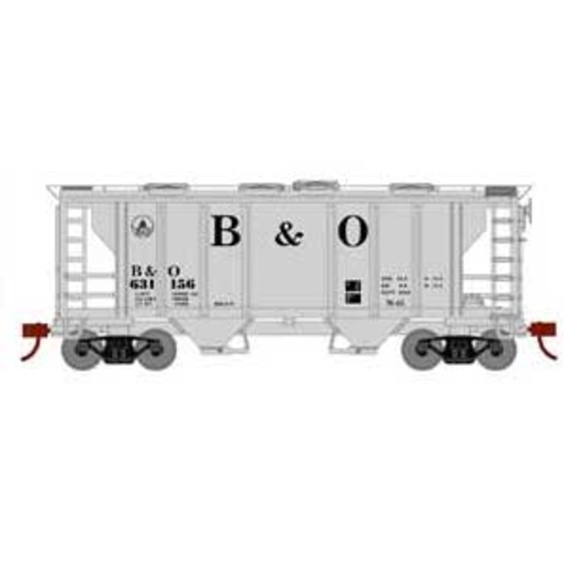 Athearn HO Scale 15413 PS-2 2003 Covered Hopper Baltimore & Ohio B&O 631156