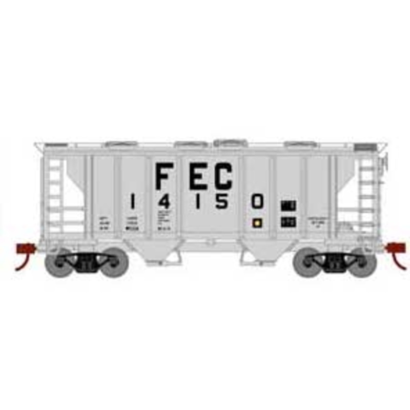 Athearn HO Scale 15419 PS-2 2003 Covered Hopper Florida East Coast FEC 14150
