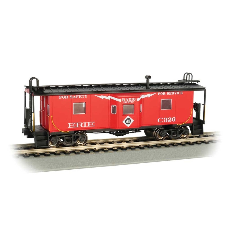 Bachmann 73203 HO Scale Bay Window Caboose Erie #C326
