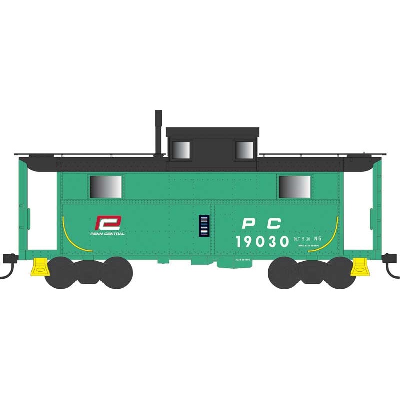 Bowser 43356 HO Scale PRR N5 Caboose Cabin Penn Central PC 19030