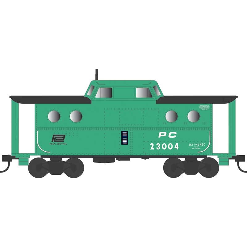 Bowser 43382 HO Scale N5c Caboose Cabin Penn Central PC 23004